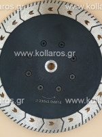 Δίσκος κοπής  λείανσης γρανίτου - πέτρας με φλάντζα Μ14